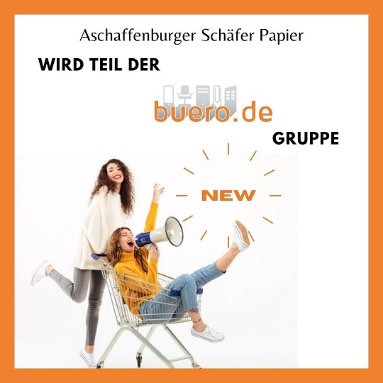 Aschaffenburger Schäfer Papier wird Teil der buero.de-Gruppe (1) 50Prozent-Größe Aschaffenburger Schäfer Papier wird Teil der buero.de-Gruppe (1) 50Prozent-Größe