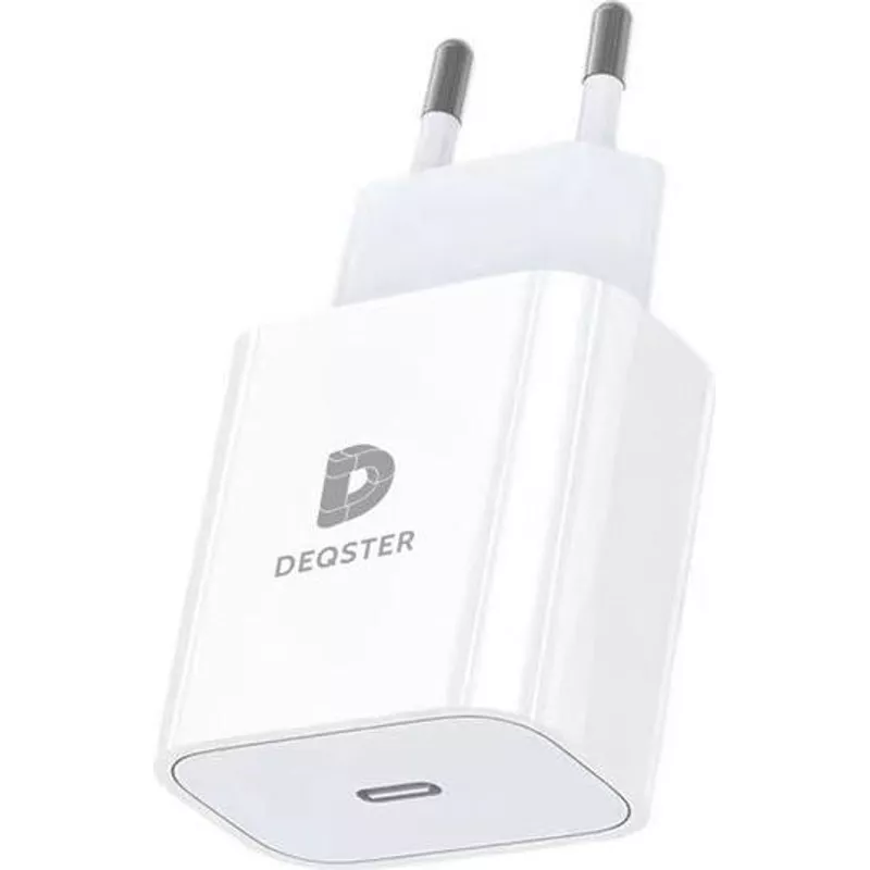  DEQSTER - Charger - 20W - EU-Plug Type-C - Weiß