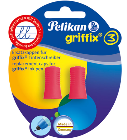 Pelikan - Ersatzkappe für griffix - Tintenschreiber - Rot