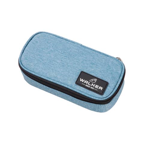 walker - Schüleretui Concept - washed blue, 21 x 6 x 10 cm, 1 Fach, ungefüllt