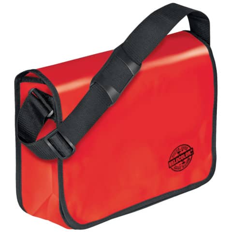 Veloflex® - VELOCOLOR® Umhängetasche - 375 x 315 x 110 mm, LKW-Plane, hellrot