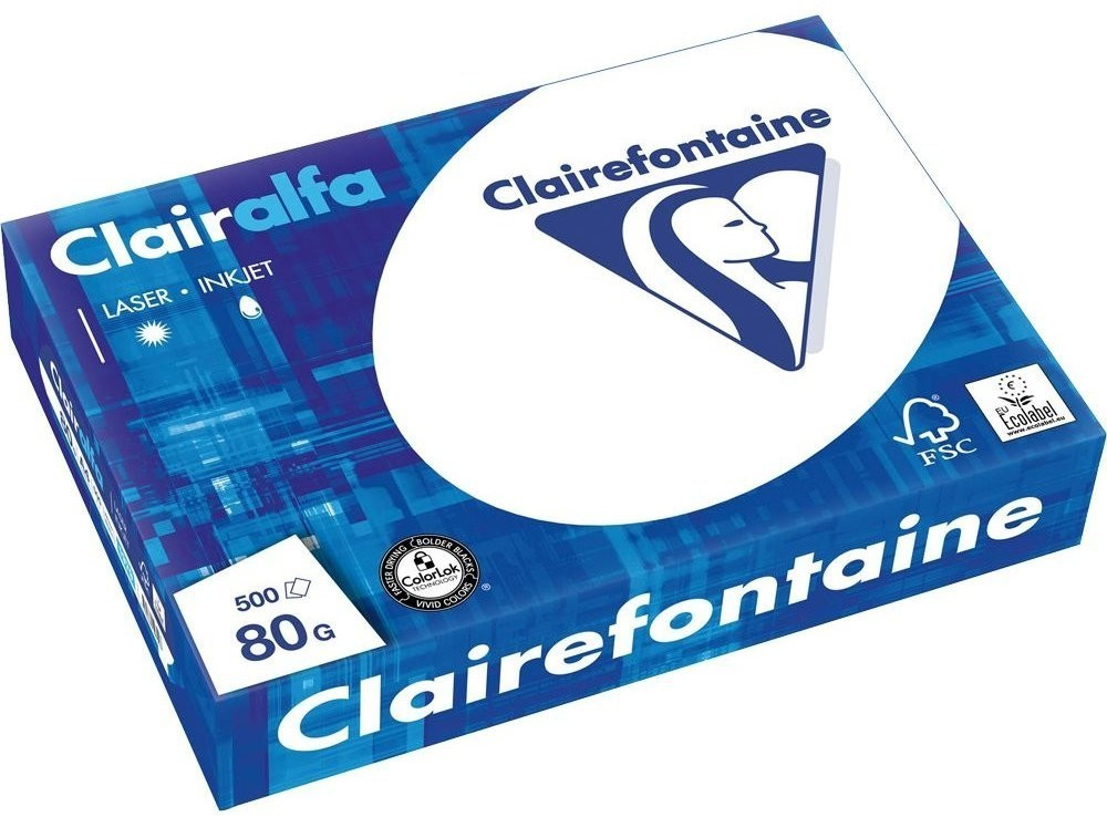 Clairefontaine - Kopierpapier A4 - Clairalfa - 80g/m2