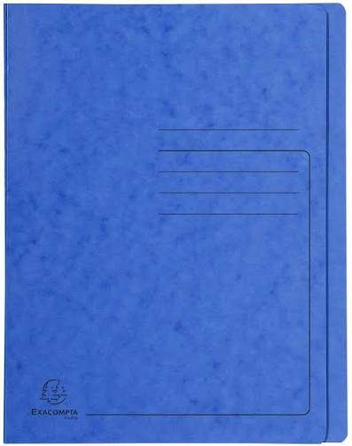 Exacompta - Schnellhefter - A4 - Karton - Blau  Intensiv
