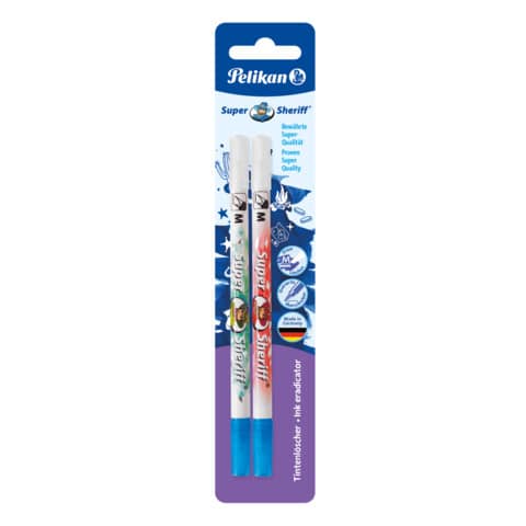 Pelikan® - Tintenlöschstift Super Sheriff 258M - mittel, 2er Pack Blister