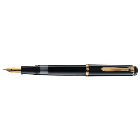 Pelikan® - Füllhalter Classic M200 - Feder B, schwarz, Faltschachtel