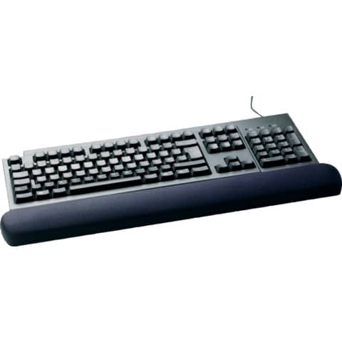 3M - Gel-Handgelenkauflage für Tastatur, 483 x 20 x 71 mm, schwarz