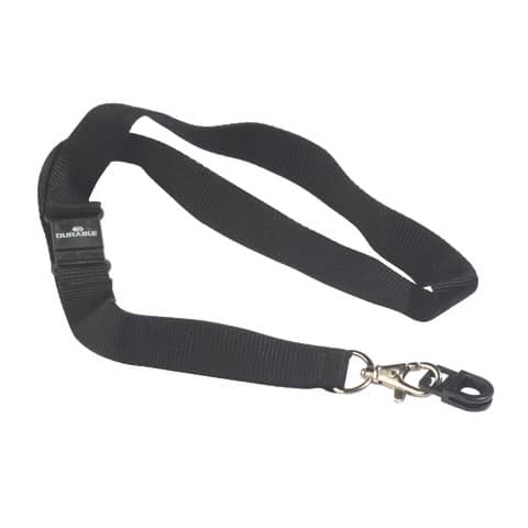 Durable - Kartenhalter CARD FIX MIT TEXTILBAND 20, max. 1 mm, schwarz, 44 cm