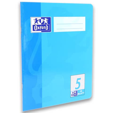 Oxford - Heft A5 / 16 Blatt Lineatur 5