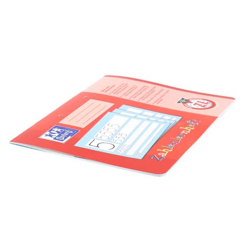 Oxford - Zahlenlernheft, A4 quer, ZL, 16, robuster, abwischbarer Deckel