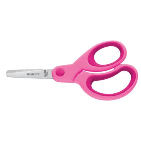 WESTCOTT - Schere Kids Softgrip 13 cm, pink, rund