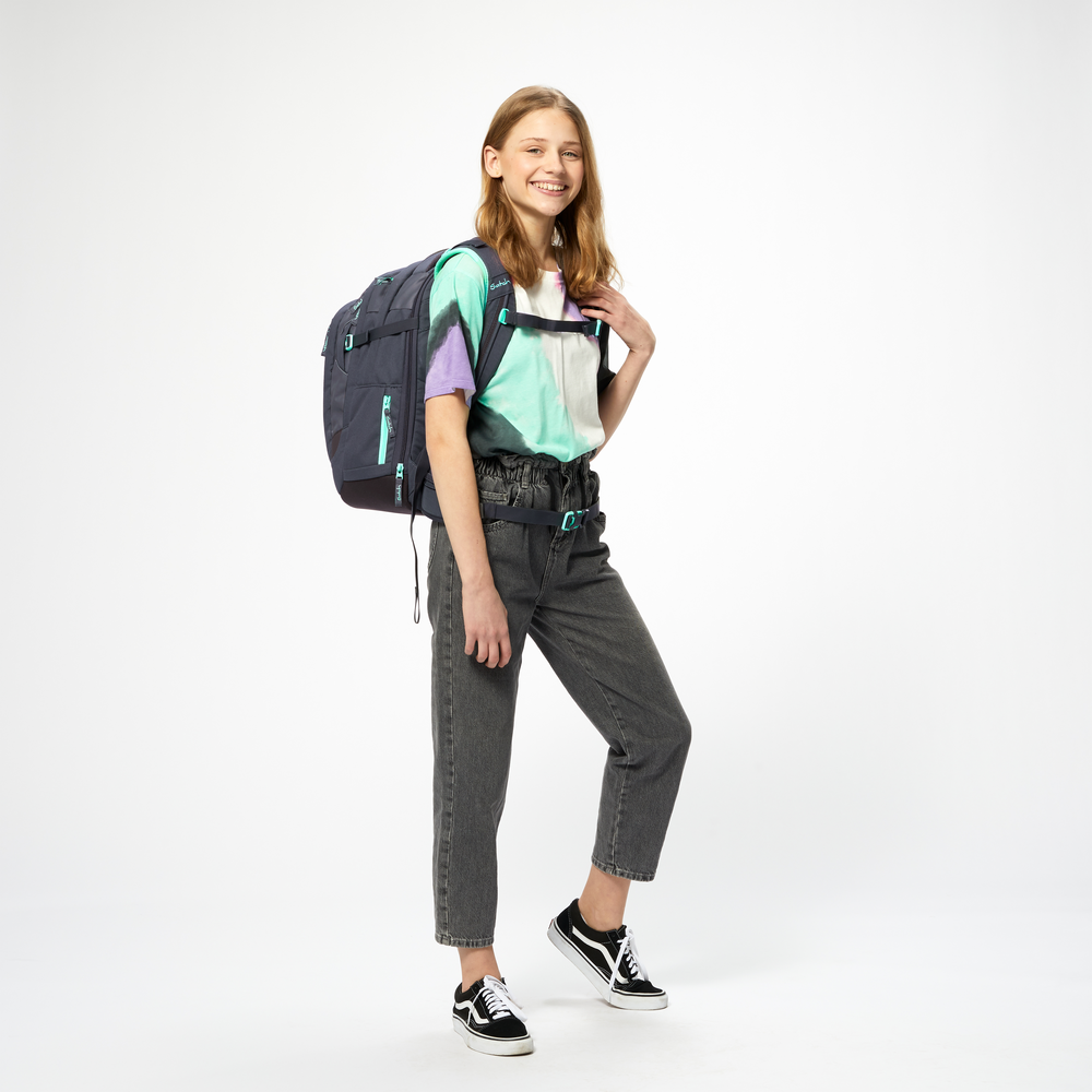 satch - match Schulrucksack - Mint Phantom