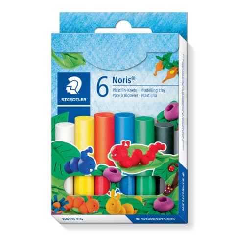 Staedtler® - Plastilin-Knete Noris Club® 6 Farben in Kartonetui