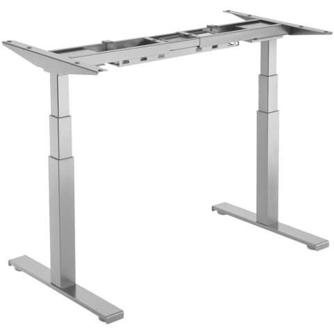 Cambio™ höhenverstellbarer Schreibtisch - elektrisch, hellgrau