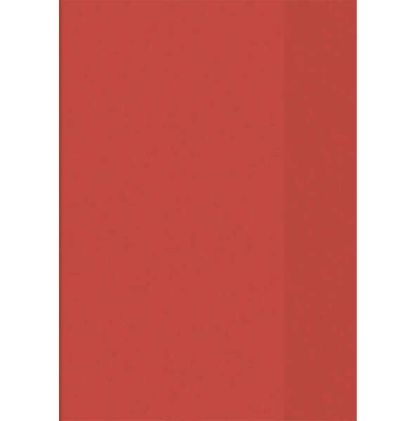 Brunnen -  Hefthülle - A5 - PP - Transparent Rot 