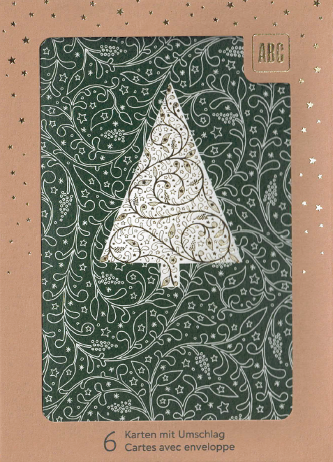 ABC - Glückwunschkarten Set Weihnachten - DIN A 6