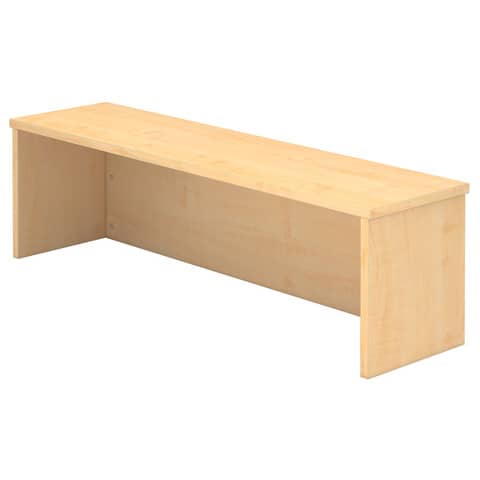Hammerbacher - Thekenaufsatz für Schreibtisch - 120 cm, 1OH, Ahorn, mit Montageservice
