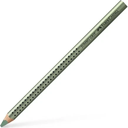 Faber-Castell - Farbstift Jumbo-Grip grün Metallic