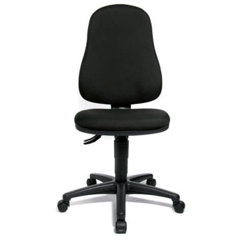 Bürodrehstuhl Point 60 ohne Armlehnen schwarz