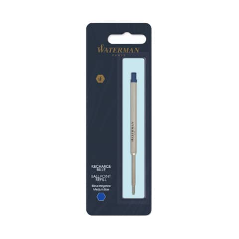 Waterman - Kugelschreibermine - Standard Maxima, M(mittel) mm, blau