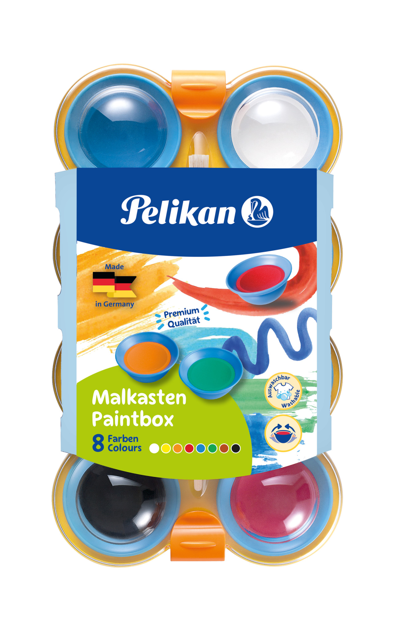 Pelikan - Farbkasten mit 8 Farben