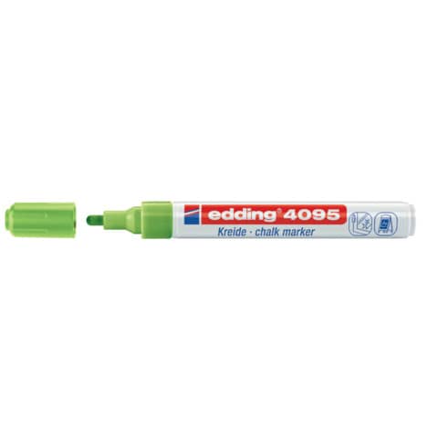 Edding - 4095 Kreidemarker - 2 - 3 mm, hellgrün