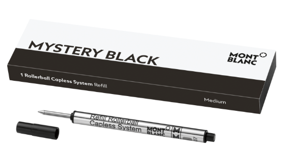Montblanc - Rollerball-Mine Capless System - Mystery Black - Medium - 1 Mine