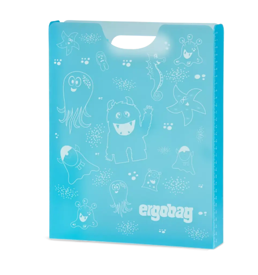ergobag - Heftbox - Monster petrol
