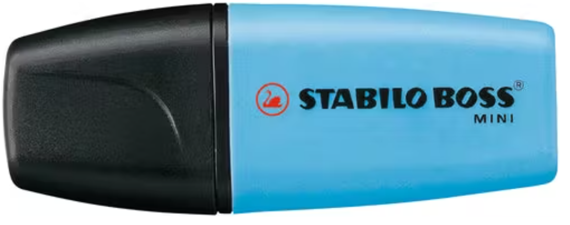 Stabilo - Textmarker Boss Mini Big Box 4-Farben - gelb,grün,orange,blau