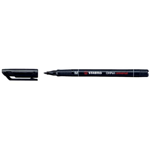 STABILO® - Folienstift - OHPen universal - permanent medium - Einzelstift - schwarz