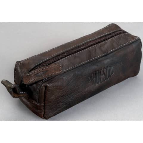 Pride and Soul® - Schlamperrolle Leder  graubraun