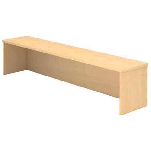 Hammerbacher - Thekenaufsatz für Schreibtisch - 160 cm, 1OH, Ahorn