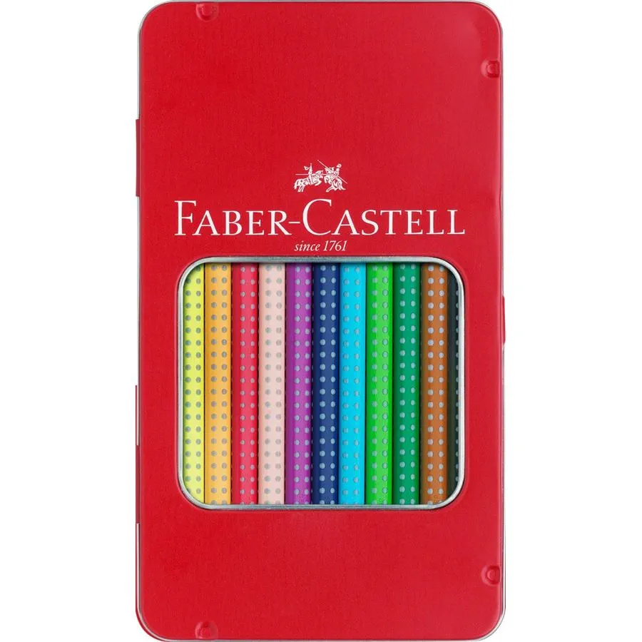 Faber-Castell - Colour Grip Buntstift - 12er Metalletui