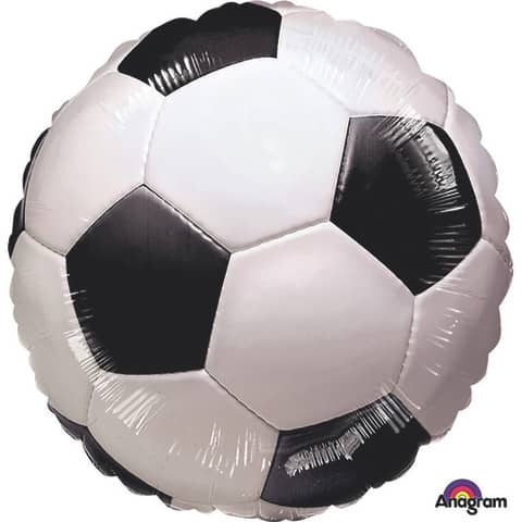 Folienballon Fußball - Ø 43 cm