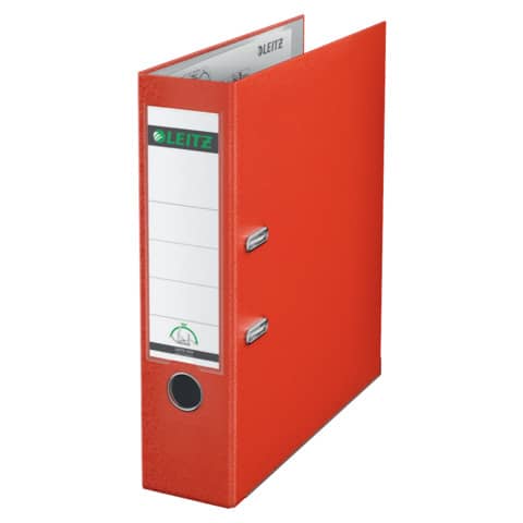 Leitz - 1010 Ordner Plastik - A4, 80 mm, hellrot