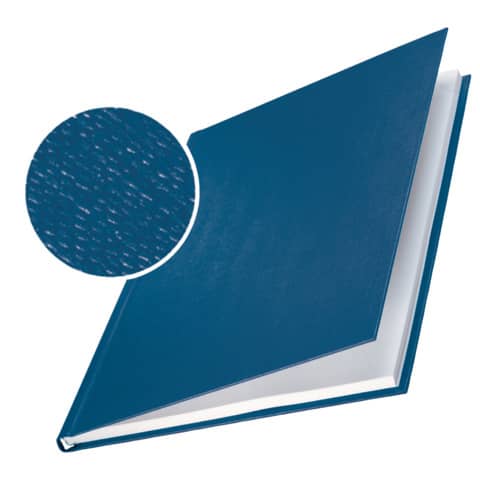 Leitz - 7391 Bindemappe impressBIND - Hard Cover, A4, 7 mm, 10 Stück, blau