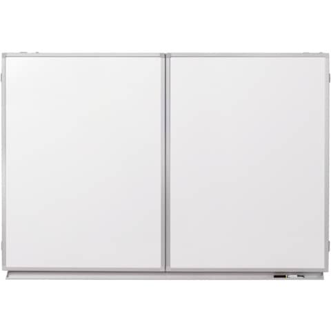 Klapptafel PROFESSIONAL - Whiteboard 150 x 100 cm, 3 Tafeln, weiß