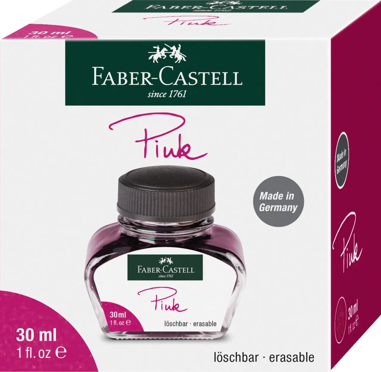 Faber-Castell - Tintenglas - 30ml - Löschbar