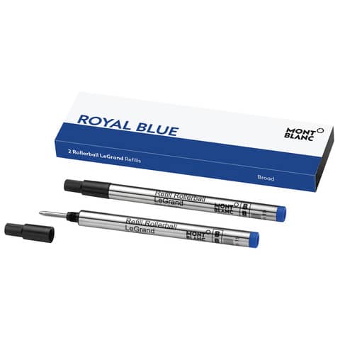Montblanc® - Tintenrollermine LeGrand - B, 2 Stück, royal blue
