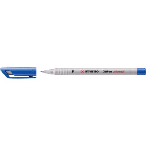 STABILO® - Folienstift - OHPen universal - wasserlöslich fein - Einzelstift - blau