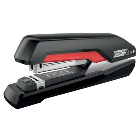 Rapid® - Heftgerät Supreme S17 - Metall, 30 Blatt, schwarz/rot