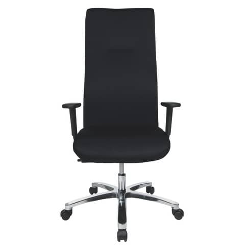 Bürodrehstuhl Big Star 30 - schwarz,mit Armlehnen