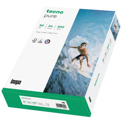 TECNO - Kopierpapier tecno® Pure - A4, 80 g/qm, weiß, 500 Blatt