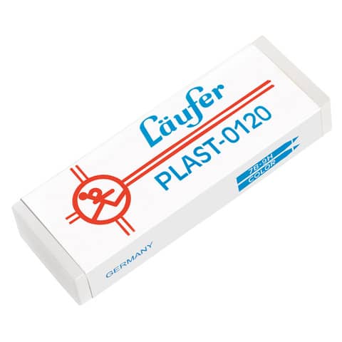 Läufer - Radierer Plast für Blei 65x21x12mm 