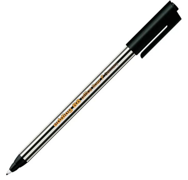 edding - Fineliner 88 - Schwarz