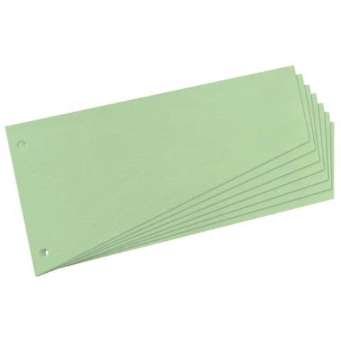 Herlitz - Trennstreifen Trapez - 190 g/qm Manilakarton, grün, 100 Stück