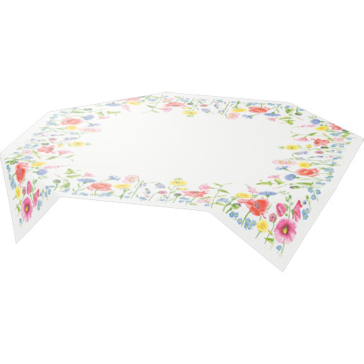 Dunisilk - Mitteldecke 84 x 84 cm Flowy Meadow