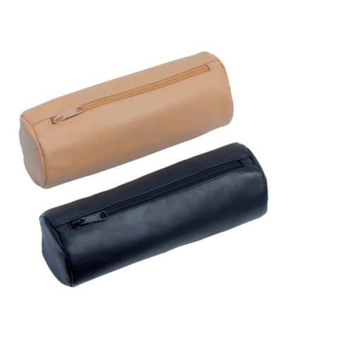 Alassio® - Schlamperrolle XXL - Leder, schwarz