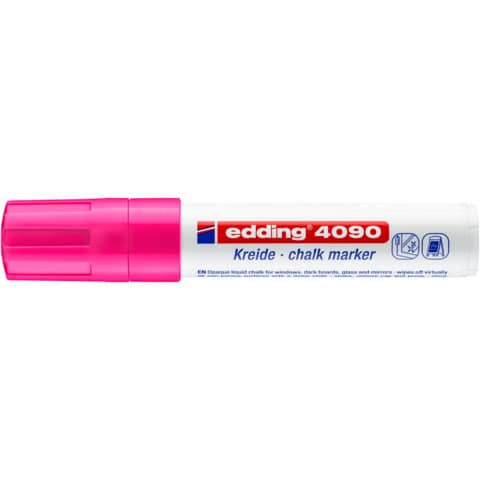 Edding - 4090 Kreidemarker - 4 - 15 mm, neonpink