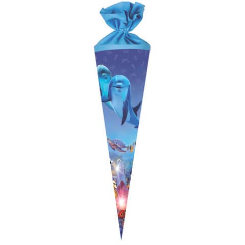Nestler - Schultüte Delfinwelten - rund, 70 cm