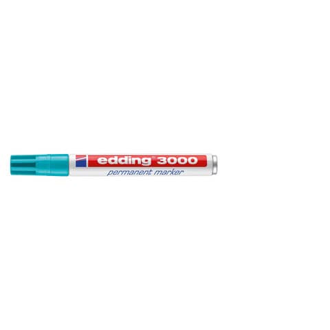 Edding - 3000 Permanentmarker - nachfüllbar, 1,5 - 3 mm, türkis